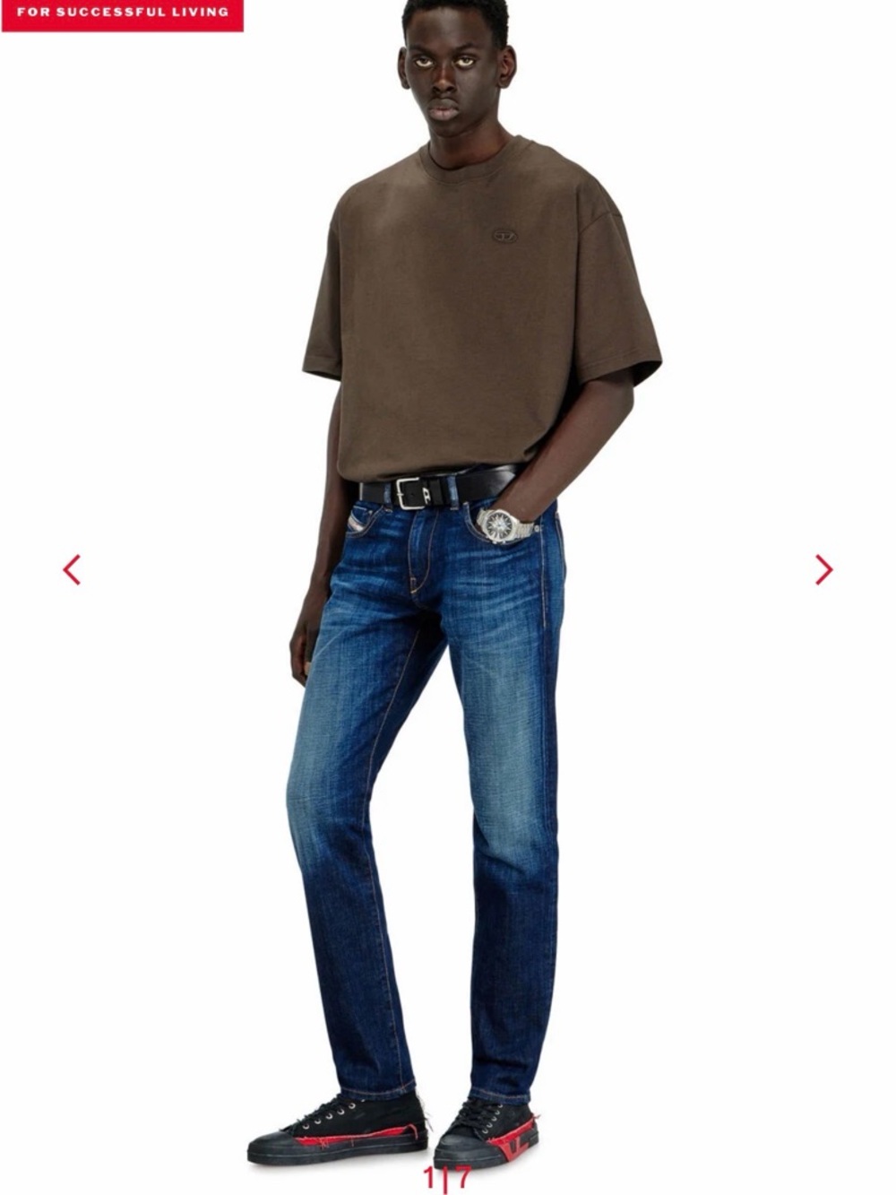 Diesel Men's D -STRUKT L.32 Denim Jeans